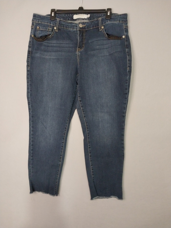torrid Denim - torrid Blue Cropped Ankle Skinny Jeans Super Stretch
